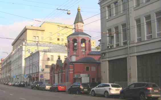 Старинный Лубянский проезд. Церковь